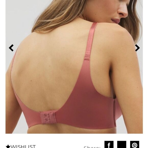 Soma Vanishing 360 Wireless Bra In Velvet Plum Size 36B NWT - Picture 2 of 4